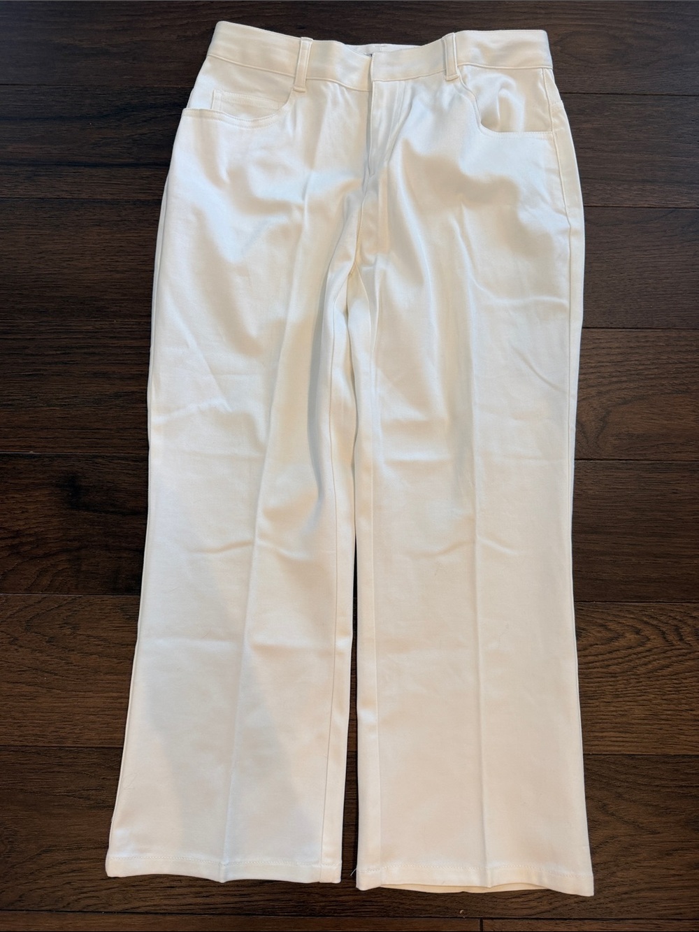villager Off White Women’s Cropped Stretch Chinos - Size 4P - C62-007